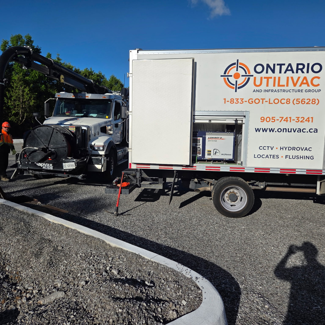 site clean up ontario utilivac